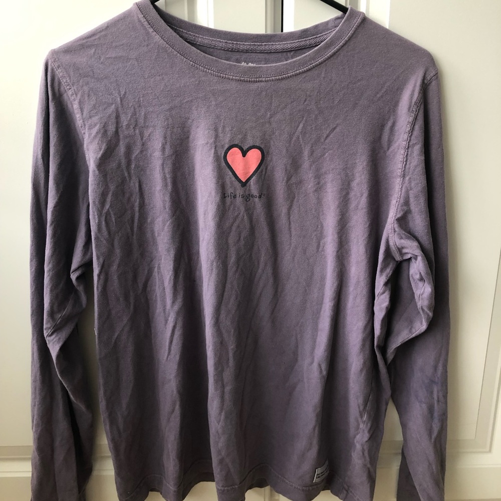 Life is good long sleeve t-shirt